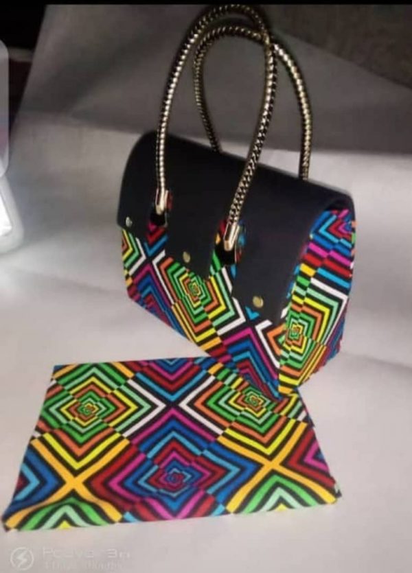 African Ankara handbags clutch bags clutch purses Ankara wallets Ankara ladies head gear Ankara notepads Ankara bags