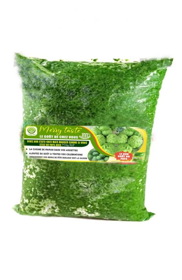 pounded cassava leaf